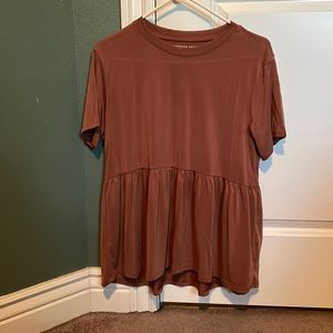 Light Maroon, American Eagle T-shirt, Size Juniors Medium